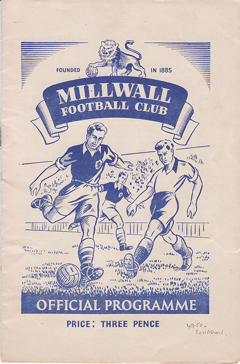 <b>Monday, August 29, 1949</b><br />vs. Millwall (Away)